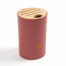 스윗키친 원형 칼블럭(브릭레드), 1개