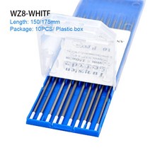 용접용접 소모품 TIG 봉 WT20 WL15 텅스텐 전극 1.6 2.4 3.2mm WP WZ8 150mm/175mm, 03 WZ8_05 3.0mm_01 150mm