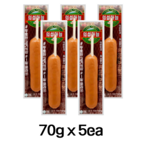 의성마늘프랑크 소시지 핫바 70g x 5개