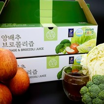 착한톡톡 양배추브로콜리즙 80ml 30포, 양배추브로콜리즙 120포