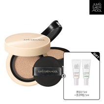 정샘물 스킨누더 커버레이어쿠션 본품+리필+ 톤업 선 베이스 5ml + 톤 코렉팅 베이스 5ml, 01 페어라이트, 01 페어라이트