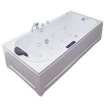 호텔 자쿠지 대형 욕조 난방 월풀 스파 목욕 성인, 이코노미 버전  왼쪽 스커트≈1.3m