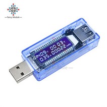 USB 전류 전압 용량 테스터볼트 전류 전압 의사 충전기 용량 테스터 미터 모바일 전원 감지기 배터리 테스, 01 Type 1
