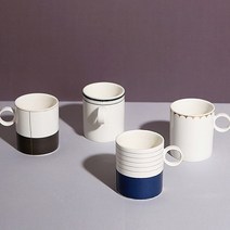 디자인이 예쁜 도자기머그 4종, 수아르차콜1P
