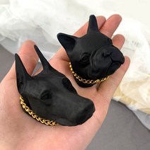 이온캔들 도베르만 불독 차량용 석고방향제 디퓨저, 도베르만 러브스펠