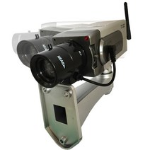 좌우회전 모형 CCTV 동작감지 LED동작등작동 보안경고 흡연구역