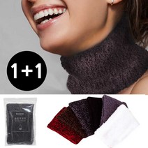 ( 1+1 ) 국산 따스한 남녀공용 아동 어린이 목워머 넥워머 목토시, 목워머-레드블랙 2pcs