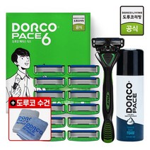 PACE6 기획세트 2호_페이스6 면도기+면도날(13입)+쉐이빙폼+수건, 없음, 상세설명 참조