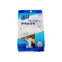 스카트 테이프클리너 센서티브 앤 퀵 의류용 안심성분 쉽게뜯기는 이지컷, 리필팩(리필3개입)