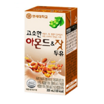연세두유 아몬드 앤 잣 두유, 200ml, 16개입
