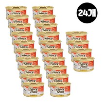 팬시피스트 화이트라벨 주식캔 85g 24개, 연어