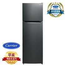 캐리어 클라윈드 슬림형냉장고 138L 방문설치, 블랙 메탈, CRF-TD138BDS