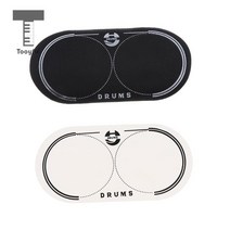 12.8x6.5cm 드럼 세트 키트 부품용 뮤지컬 더블베이스 패치 베이스 타악기 악기 부품 액세서리, [01] White