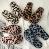 [FS] 호피 슬리퍼 겨울 털슬리퍼 사무실_#@^!82421004EA