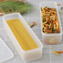 파스타 보관용기 김밥재료보관용기 파 면 국수 스파게티 밀폐 사각 보관통, 단품