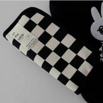 비온뒤 on the table 펜케이스, 1개, 블랙 체커보드