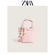 ZARA 자라 가방 레더 미니 버킷백 숄더백 토트백 4컬러