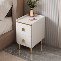 무선충전 침대협탁 사이드테이블 침실협탁 블루투스 스피커, 그레이2단+무선충전 (어댑터포함)