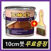 본덱스 수성 오일스테인 2.5 야외 테이블 의자 방부목 페인트 색상 나무 페인트 칠 목재 오크색, 2.5L 738다크월넛