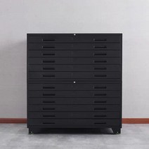 지류함 수납장 서류 서랍장 도면 그림 캐비닛 심플 철재, 1.0mm, 블랙 싱글 150원 추가 기타 색상 주문 제작 지원