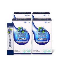 종근당 블루베리맛 프로바이오틱스 생유산균, 60g, 4박스