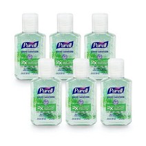PURELL 고급 손소독제 수딩젤 신선한 향 8 floz 펌프병 4팩 9674-06-ECDECO, Fresh, 2 Fl Oz (Pack of 6)