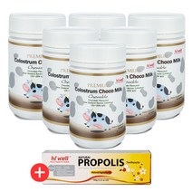 하이웰 프리미엄 초유 초코맛 120 정 츄어블, 6개