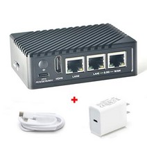 휴비나인 데모보드 Smartfly NanoPi R6S Rockchip RK3588S NPU 6 탑 듀얼 25G 기가비트 미니 개발 보드 OS 지원 안드로이드우분투FriendlyWr, R6S Kit with power+No add