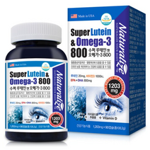네추럴라이즈 수퍼루테인 앤 오메가3 800, 1203mg x 90캡슐, 1개, 90정