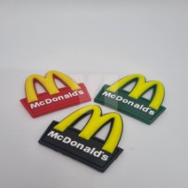 맥도날드 맥모닝 모닝 스티커 bmw M 로고 엠블럼, 초록