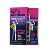 코오롱 리얼아미노워터 체리맛 아미노산 보충 음료, 7g, 35개