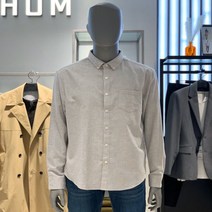 [HUM]남) 플란넬 솔리드 버튼다운 셔츠(FHOFCSL101P)