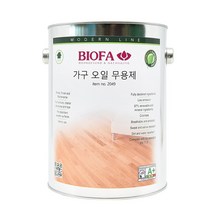 비오파 가구 오일 2049 무용제 (2.5L) 원목가구 관리 목재 마감