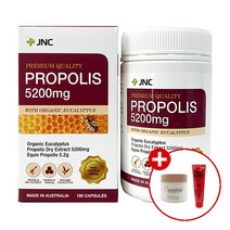 JNC 호주 프로폴리스 5200mg 180캡슐X2개 목 에좋은영양제 포로폴리스 항산화건강 솔루션, 단품, 단품