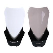 데일리쇼핑 오토바이 NMAX125 NMAX155 21~22년식 롱스크린 63.5CM 미들 윈드 스크린 바람막이 바이크, 홈NMAX롱스크린(스모그)