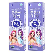 핑크퐁 시크릿쥬쥬 저불소 키즈 튼튼이치약 블루베리향 2개 (사은품증정)