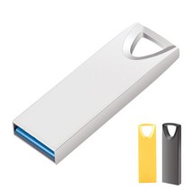 USB 플래시 드라이브USB 플래시 드라이브 금속 16/32/64GB 디스크 컴퓨터 데이터 백업 선물 방수, 02 64GB Gold