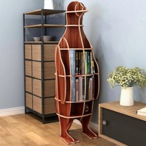 인테리어 예쁜책장 거실책꽂이 디자인 책장DIY 조립식책장 펭귄 유아책장추천 아기책장 아이방책장