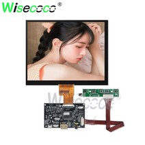 태블릿 LCD 패널 부품 액정 수리 노트북 wisecoco LVDs 40 핀 드라이버 보드가있는 라즈베리 파이 8 인치 L, 한개옵션1, 03 full set