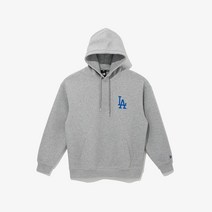 뉴에라 2022 뉴욕 양키스 백 로고 후드티 그레이