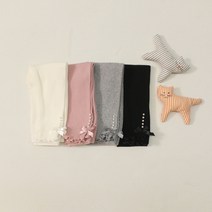 [이모맘] F/W 아동유아 파스텔 진주장식 골지 레깅스 여아 쫄바지DK03