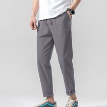 7부 남성 선물 바캉스 빅사이즈 캐쥬얼 청 밴딩팬츠