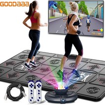오락실펌프 오락기 가정용 DDR 펌프 게임 기계 춤추는 다이어트2개의 무선 핸들 컨트롤러가 있는 이중 사용자 댄스 매트 모션 감지 컴퓨터용 미끄럼 방지 마사지 요가 패드 85, 협력사