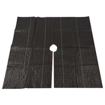 과수원 잡초 방지 인삼밭차광막 부직포 하우스 덮개, 폭 0.8미터 x길이 0.8미터 100장