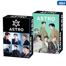 아이돌 포토카드 30 개/상자 Kpop Astro SEVENTEEN IZONE ITZY Photocard Lomo 카드 사진 팬 선물, 04 H04