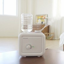 비플랫 국민가습기 분무량많은 생수통 세척쉬운가습기, 터치형-화이트/핑크