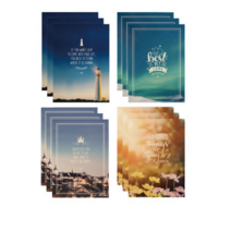 아이비스 만화지노트 MT10494 4p, 등대. 산. 성. 꽃, 3세트
