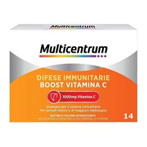 MULTICENTRUM 다중 중심 방어는 비타민 C 비타민 C와 미네랄 소금을 곁들인 식품 보충제를 향상 시키면 체계의 기능 14 향 주머니의 기능을 도와줍니다., 5개