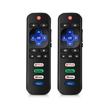 (2팩) TCL Roku TV/Hisense Roku/Onn Roku/Sharp Roku/Element Westinghouse Roku/Philips Roku/Jvc Roku/In
