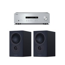 야마하 R-S202 + 미션 LX-1 MKII 하이파이오디오, 스피커(블랙)